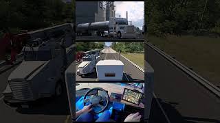 BAD ASS CAT JAKE BRAKE 🔥  4k  American Truck Simulator  Realistic Driving [upl. by Lian]