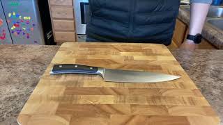 Wusthof Classic Ikon 8quot Chef Knife Mini Review [upl. by Stalker]