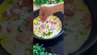 Easy breakfast indian  Healthy breakfast indian  white Egg cheese omelette  Egg omelete [upl. by Anh471]