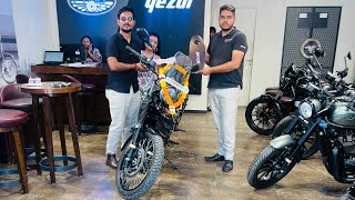 Yezdi Adventure Bike Delivery A journey to my dream ride [upl. by Aiciruam]