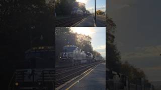 Norfolk Southern 4709 leads an intermodal in early evening sunlight 10232024 trasnportation [upl. by Layla]