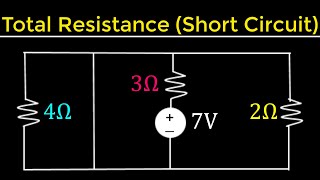 04  How to find the Equivalent Resistance of a Short Circuit [upl. by Tobie964]