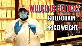 WHICH IS BETTER GOLD CHAIN MENS GOLD CHAIN SAUDI GOLD PART 1 [upl. by Etnaik]