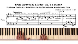 Chopin  Trois nouvelles études N°1 in F minor [upl. by Goodkin472]