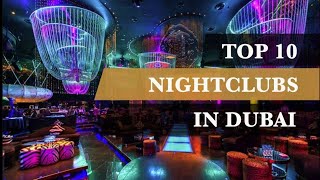 Top 10 Best Nightclub amp Bars in Dubai [upl. by Akyssej]