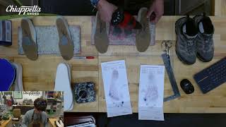 Chiappetta Shoes Workshop Live  Orthotic Modifications and Adjustments  CobblerLife [upl. by Elleval]