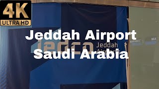 4K 🇸🇦 WALKING TOUR  JEDDAH INTERNATIONAL AIRPORT  SAUDI ARABIA [upl. by Ihp593]