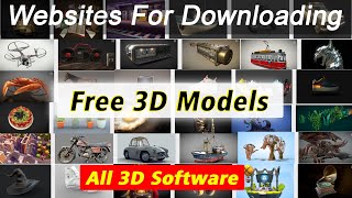 Best Website For 3d Model Free ✅ 3d Model Free Website [upl. by Nolyarg]