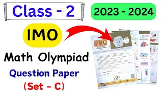 Math Olympiad Class 2 Question Paper 2023  IMO Class 2 Class 2 Math Olympiad Exam SOF IMO Class 2 [upl. by Leahcimnhoj602]