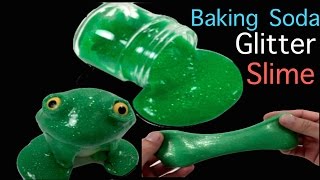 DIY How To Make Glitter Slime With Baking Soda and Glue [upl. by Smaj751]