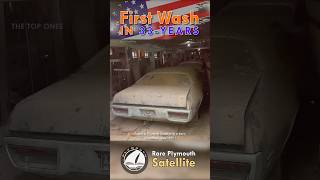 MOPAR Barn Find Abandoned Plymouth’s 1st Wash in 33 Years  Detailing Restoration [upl. by Marquardt343]