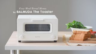 BKKPLAY  Recipe  Easy Meal Bread Menus From BALMUDA The Toaster [upl. by Annelg]