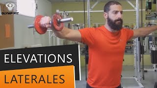 Élévations Latérales  Technique et astuces musculation des épaules avec haltères [upl. by Felike]