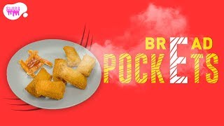 Tasty Bread Pockets  Stuffed Bread Rolls  Snack Recipe  Slurp [upl. by Lilybelle]