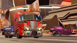 Prime Trial Optimus Prime  Transform And Roll Out  Transformers Galactic Trials [upl. by Columba385]