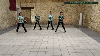 IRISH BOOTS Line Dance DEMO amp TEACH [upl. by Jakie5]