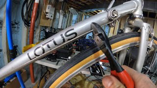 Lotus Eclair Vintage Road Bike Restomod Part 1 of 2 [upl. by Fanya442]