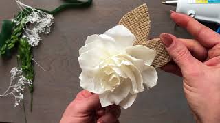 Boutonniere Craft Kit Tutorial [upl. by Riebling]