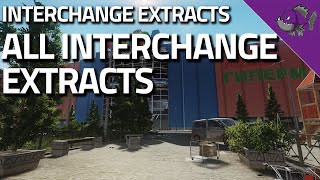 All Interchange Extracts  Extract Guide  Escape From Tarkov [upl. by Ayotl769]