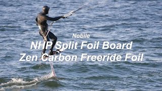 TEST Nobile NHP Split Foil Bidi Zen Carbon Freeride Foil english [upl. by Rebliw]