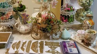 💜Anna Griffin Crafters Companion Haul and Cinderella Carriage💜 [upl. by Anelrats300]