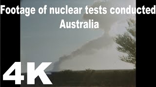 Footage of nuclear tests conducted in Australia Unknown codename [upl. by Goldman]