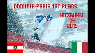 DOMINIK PARIS WINS IN KitzbühelStreif SKI WC 2019 HD [upl. by Iphigeniah586]