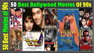 50 Best Bollywood Movies of 90s  90 के दशक की 50 याद्गार फिल्में  Best Hindi Classics Movies 1990s [upl. by Suzie]