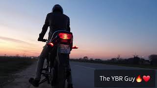 Yamaha YBR 125  Sc Project exhaust sound  Fly By🔥❤ [upl. by Euqilegna]