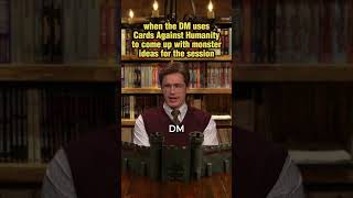 DM uses Cards Against Humanity to make Monsters dndmemes dnd5e dnd dungeonsanddragons dndtiktok [upl. by Arihsak]