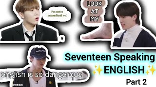 Seventeen Speaking ✨ENGLISH✨ [upl. by Ainnet]