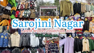 Sarojini Nagar market Delhi today  latest boys winter collection 2023  trending winter collection [upl. by Baler263]