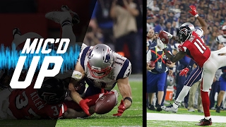 Micd Up Julian Edelman amp Julio Jones Amazing Catches In Super Bowl LI  NFL Films  Sound FX [upl. by Riana]