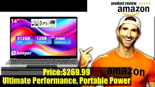 Buy jumper Laptop 12GB LPDDR4 512GB SSD 14 Inch Laptops Computer with Intel Celeron Quad Core [upl. by Esertak449]