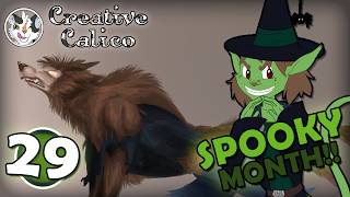 Spooky Month Day 29 Werewolf Transformation  Photoshop Speedpaint [upl. by Winson738]