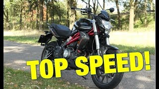 2018 Benelli BN302 TNT 300 TOP SPEED and GPS TOP SPEED [upl. by Ahseital]