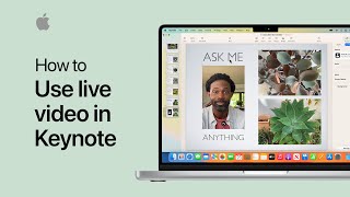 How to use live video in Keynote on Mac  Apple Support [upl. by Lledraw863]