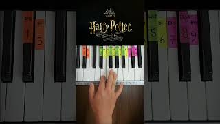 Harry Potter  Hedwigs Theme PIANO TUTORIAL EASY Piano Fácil Con Números [upl. by Poirer]