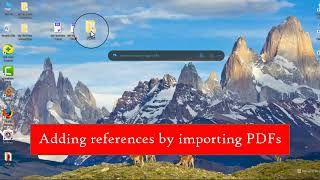 Adding reference by importing PDF into EndNote  EndNote21 [upl. by Sclater]