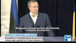 Băsescu despre Rogozin [upl. by Ikkela]