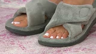 Vionic Adjustable Strap Slippers  Relax on QVC [upl. by How]