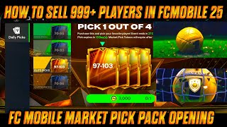 HOW TO SELL 999 PLAYERS  NEW MARKET PICK PACK OPENING🤩 DIVISION RIVALS STORE PACKS OPENING [upl. by Aroda]