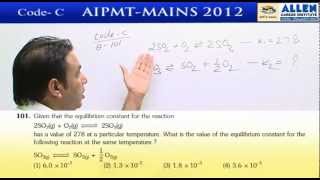 AIPMT 2012 Mains Chemistry CodeC By C R Choudhary Sir [upl. by Nossyla821]