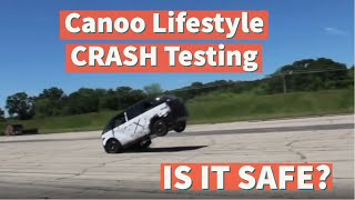 Canoo Lifestyle Vehicle Crash Safety Test Footage [upl. by Barthelemy595]