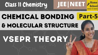 VSEPR Theory  Chemical bonding  Class 11 chemistry  part 5 [upl. by Amzaj]