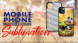 How to Print Your Photo on Mobile Phone Case  Phone Case Sublimation [upl. by Aneral9]