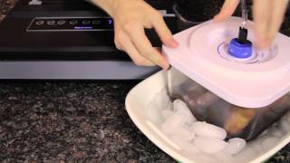 PolyScience 200 Series Vacuum Sealer Marinate Function [upl. by Blondie23]