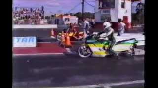 Motorcycle Drag Racing 1992 Prostar US Motorcycle Nationals Atco Pro Stock Qualifying [upl. by Notsuoh774]