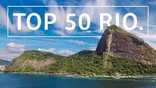 TOP 50 RIO DE JANEIRO  Guia com  50 ATRAÇÕES para você escolher O QUE FAZER na Cidade Maravilhosa [upl. by Andie844]