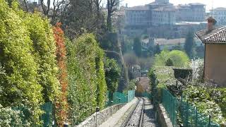 The Funicular San Vigilio in Bergamo [upl. by Rica720]